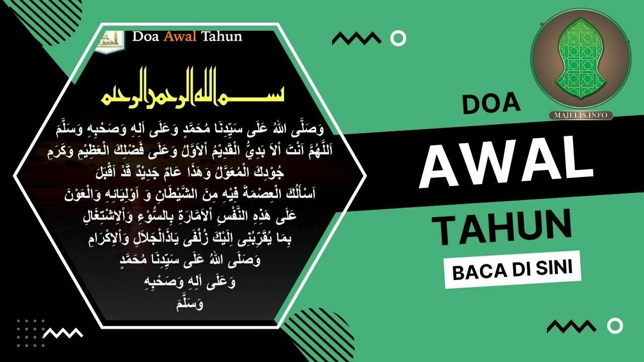 Doa Awal Tahun Hijriah

Tahun Baru Islam 1446 H