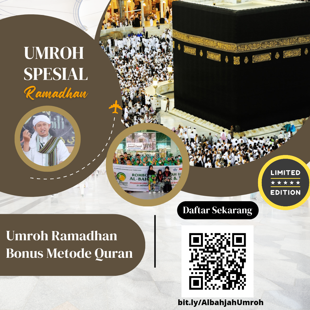 Umroh Ramadhan Bonus Metode Quran bareng Ust. Bambang - bit.ly/prodakwahcom
