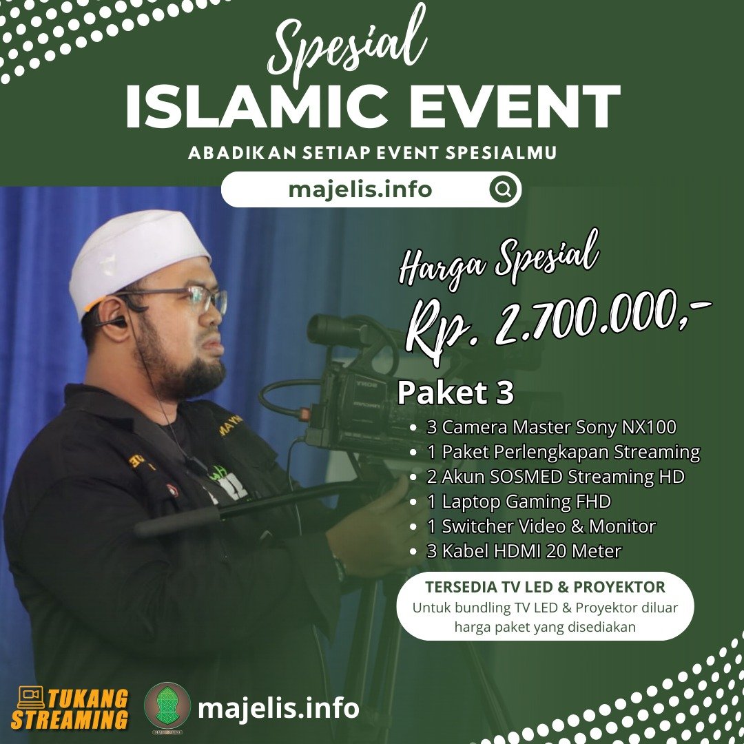 Paket 3 Jasa Live Streaming 