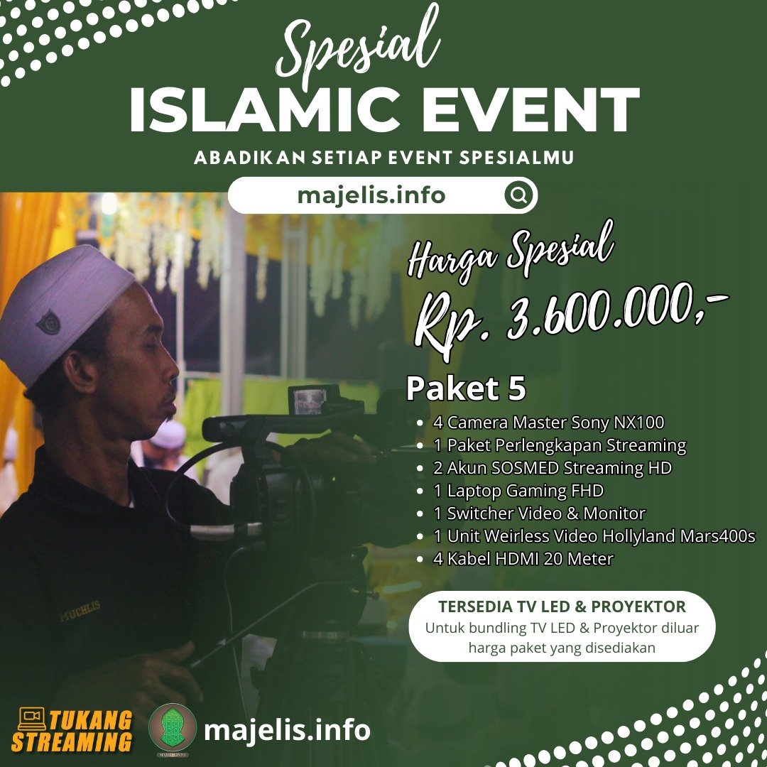 Paket 5 Jasa Live Streaming 