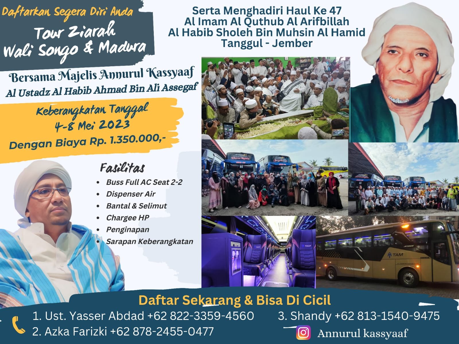 Ziarah Wali Songo, Madura Serta Haul Habib Sholeh Tanggul.