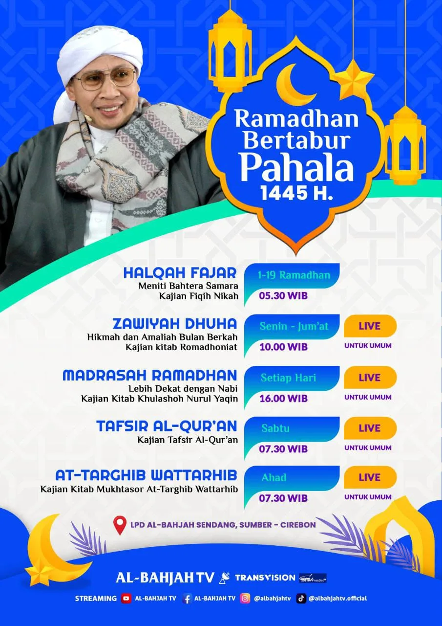 Pengajian Ramadhan Buya Yahya di Albahjah TV