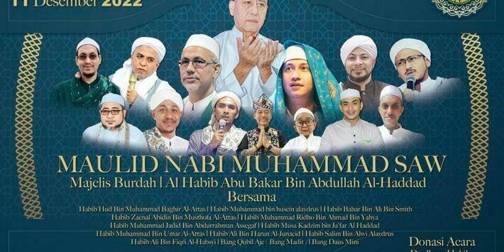 Maulid Nabi Muhammad SAW Pancoran Mas Depok Di hadiri ulama Besar
