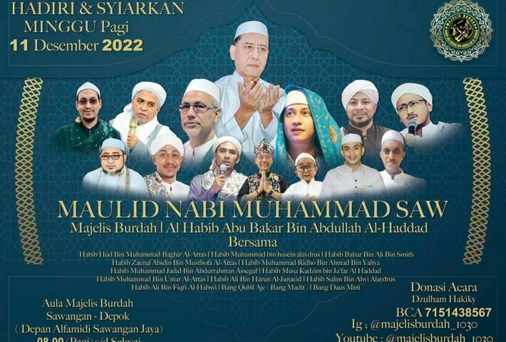 Maulid Nabi Muhammad SAW Pancoran Mas Depok Di hadiri ulama Besar