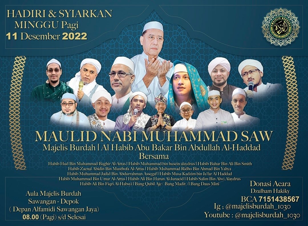 Maulid Nabi Muhammad SAW Pancoran Mas Depok Di hadiri ulama Besar