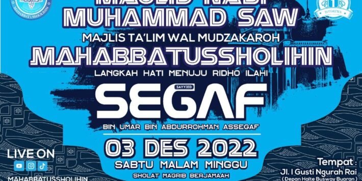 MAULID NABI MUHAMMAD SAW MAJELIS MAHABBATUSSHOLIHIN