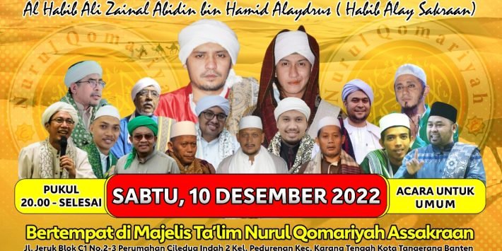 MAULID AGUNG MAJELIS NURUL QOMARIYAH ASSAKRAAN MAULID NABI BESAR