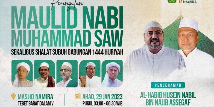 Maulid Nabi Muhammad SAW di Masjid Namira Tebet