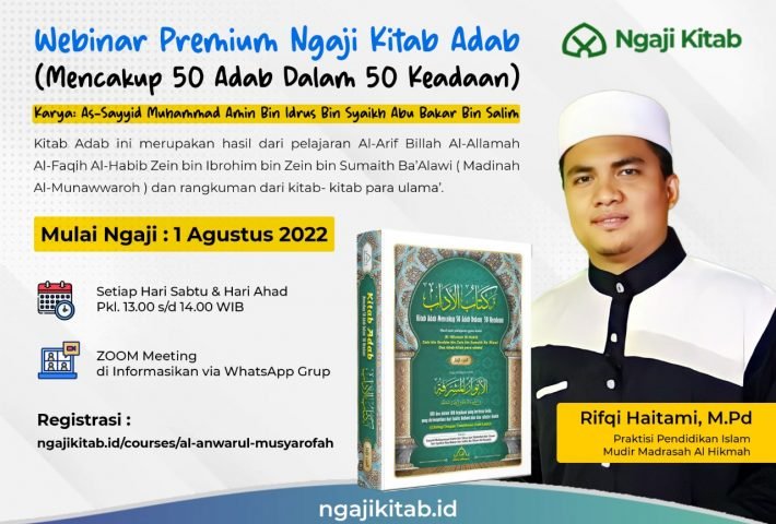 Webinar Premium Ngaji Kitab Adab segera daftar