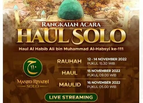 Haul Solo Haul Habib Ali bin Muhammad Al Habsyi ke 111 tahun 2022