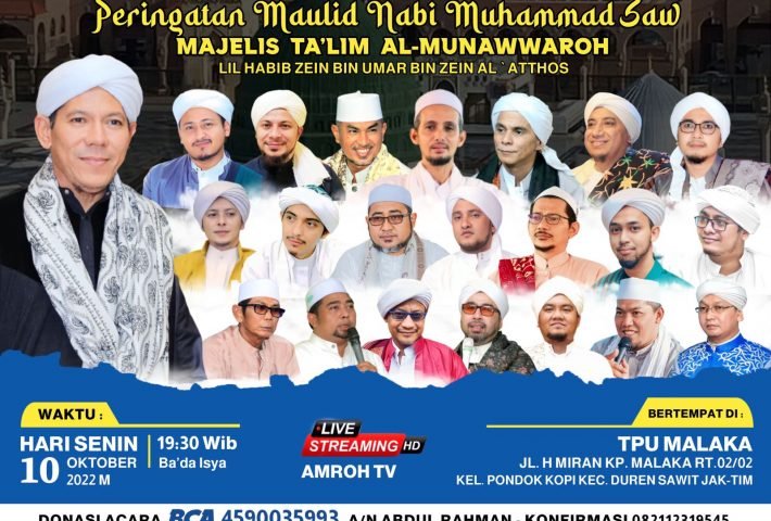 Acara Maulid Nabi Bersama Habib Segaf Baharun