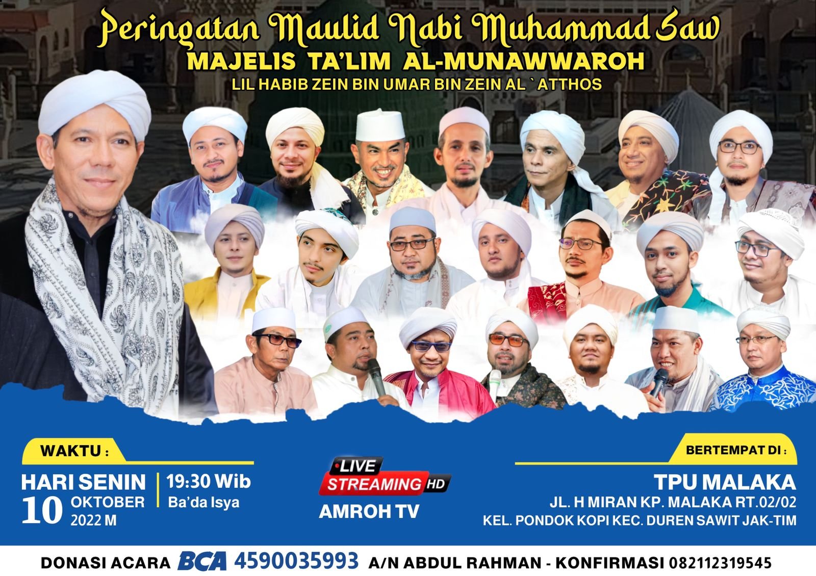 Acara Maulid Nabi Bersama Habib Segaf Baharun