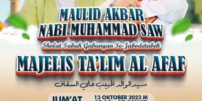 Peringatan Maulid Nabi di Tebet Al Afaf