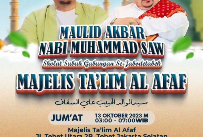 Peringatan Maulid Nabi di Tebet Al Afaf