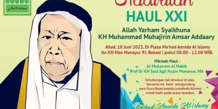 Haul ke-21 Syekh Muhammad Muhajirin Al-Amsary Ad-Dary: Mengenang Ulama Betawi Terkemuka dan Menginspirasi di Pondok Pesantren An-Nida Al-Islamy, Bekasi