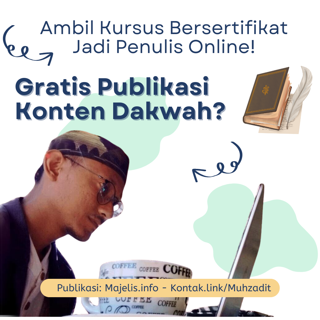 Kursus Online Jadi Penulis Konten Gratis Publikasi Dakwah